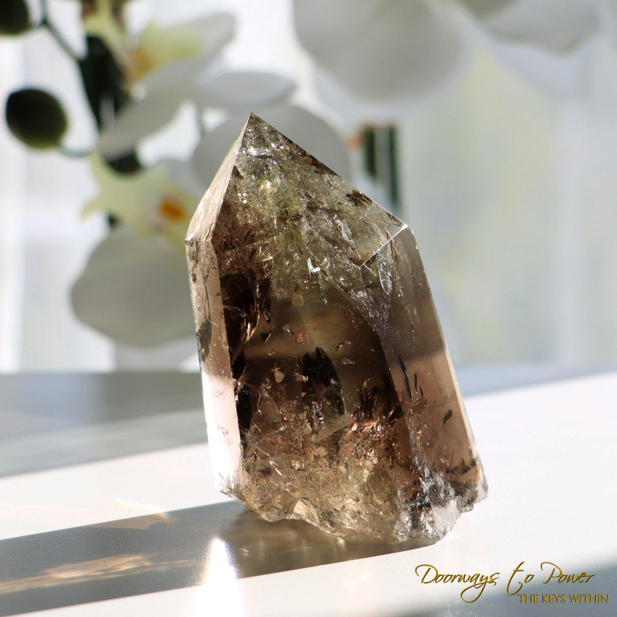 Phantom Quartz Crystal  Point
