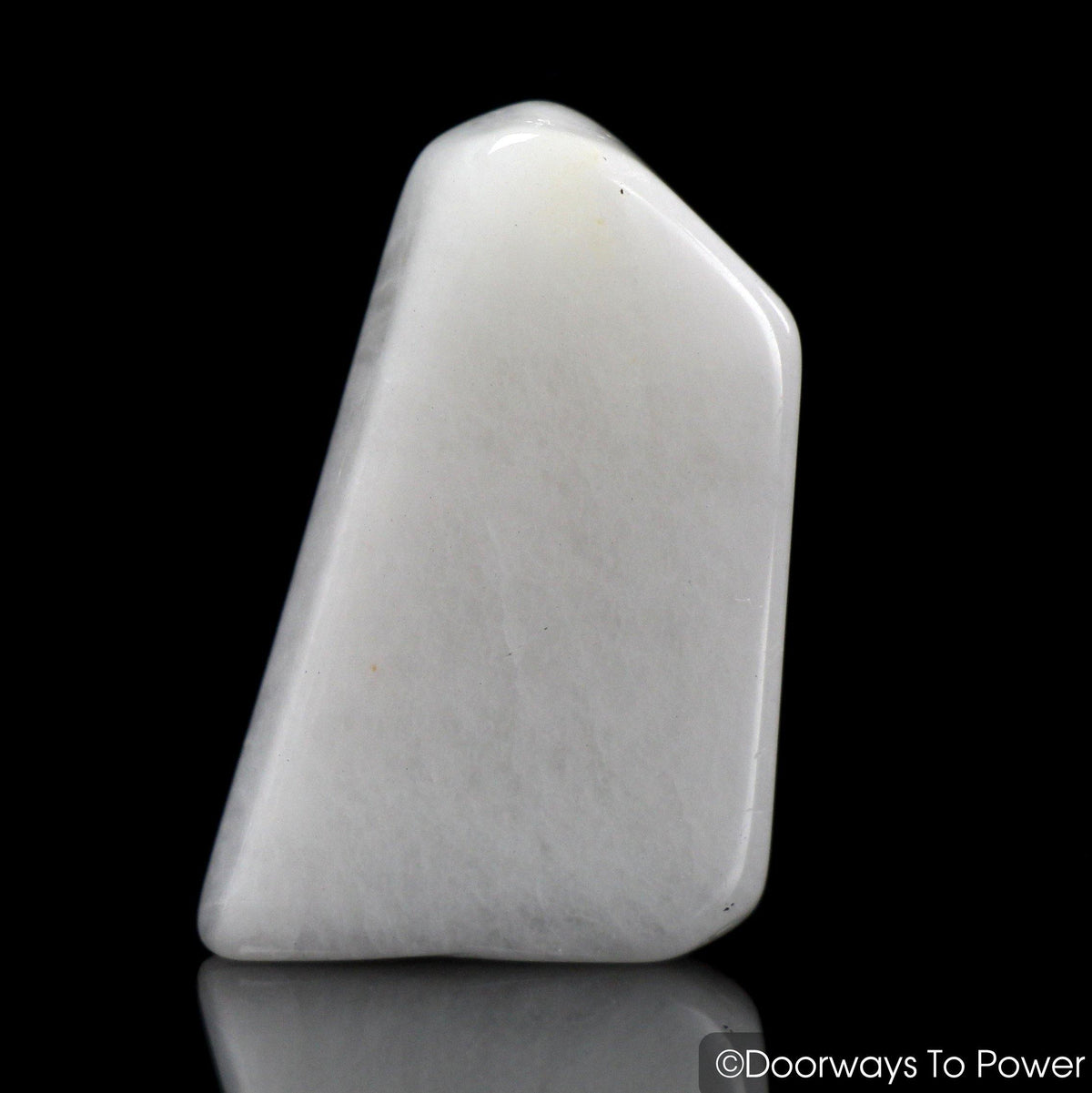 White Azeztulite Crystal Tumbled & Polished Gemstone