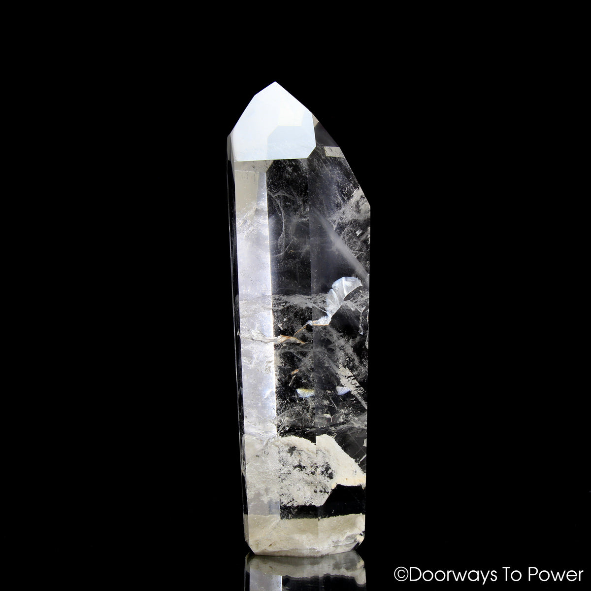 John of God Phantom Quartz Temple Heart Dow Casa Crystal Point 'Holy Spirit'