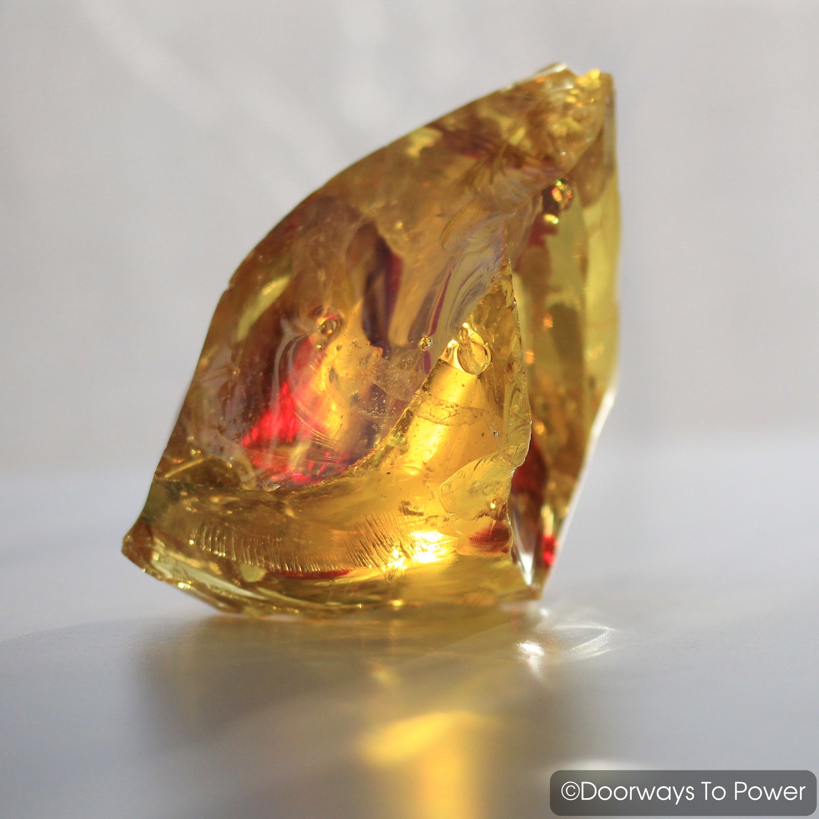 Solaris Monatomic Andara Crystal Glass 'Galactic Sun'