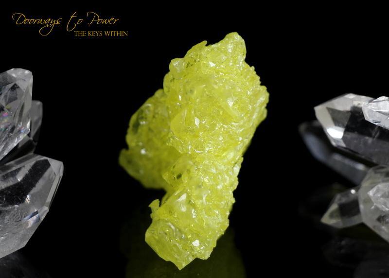 SULFUR Crystal Gem Specimen 'Transformation & Balance'