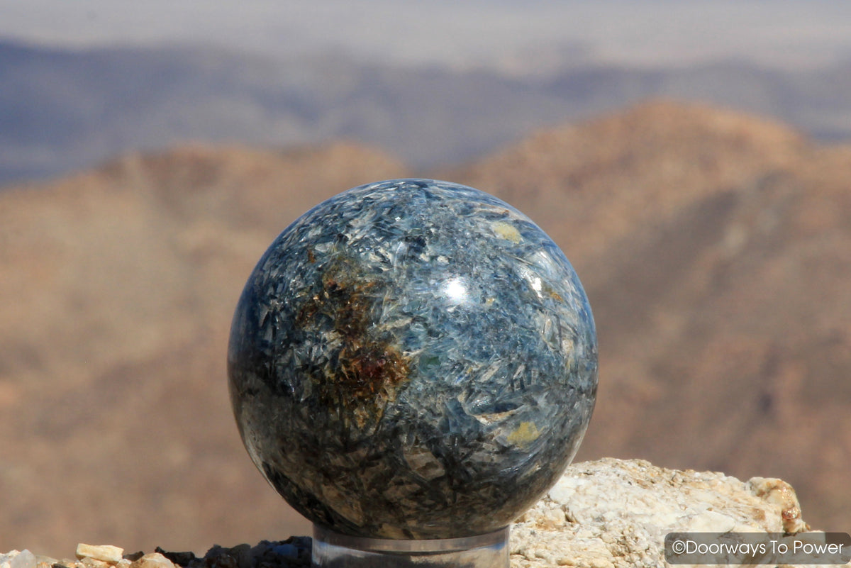 Blue Kyanite Crystal Sphere
