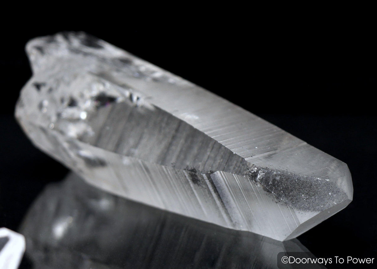 Black Phantom Lemurian Quartz Lighting Strike Dow Crystal