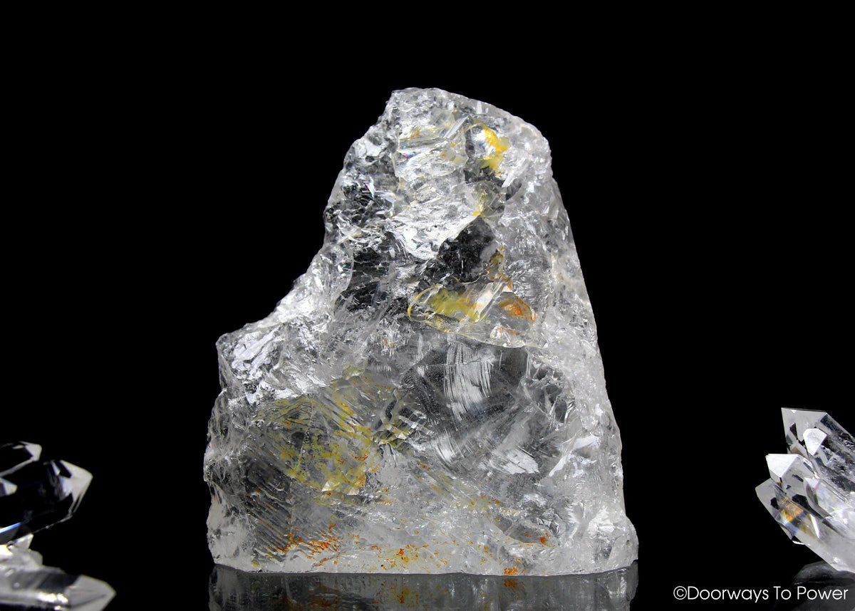 Satyaloka Quartz Azeztulite Altar Stone & Synergy 12 Stone