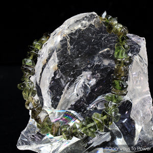 Moldavite Tektite Crystal Bracelet 