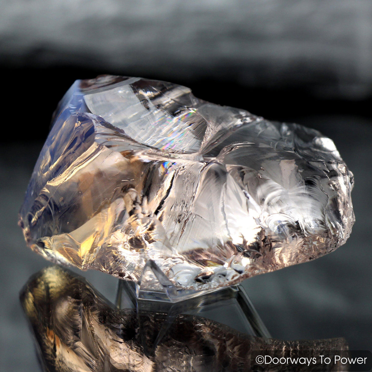 Arcturian StarSeed Pink Monatomic Andara Crystal 'Quantum Light Pod'