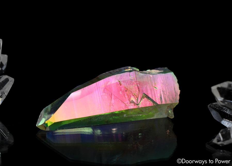 Angel Aura Colombian Lemurian Quartz Record Keeper Crystal 'Cherubim'