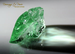 Ethereal Mint Andara Crystal Glass MT Shasta California