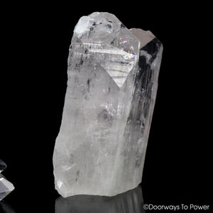 Danburite Twin Soul Quartz Crystal w/ Rainbows 'BELOVED'