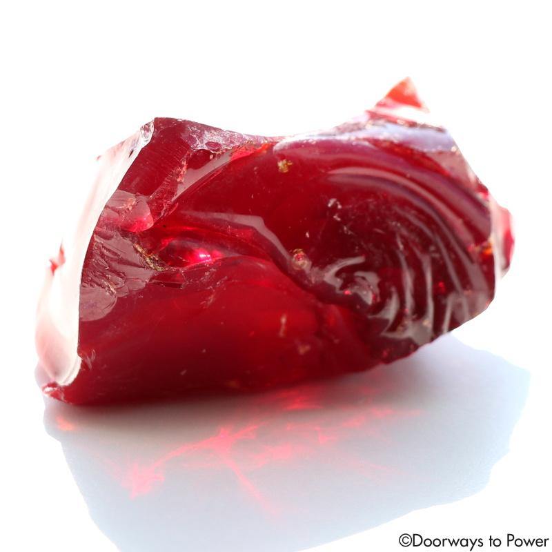 Gem Lemurian Sunrise Andara Crystal Flame 'Galactic Dawn' Temet Nosce