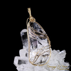 14k gold Andara Crystal Pendant California 