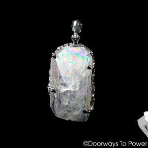 Angel Aura Quartz Danburite Synergy 12 Crystal Pendant