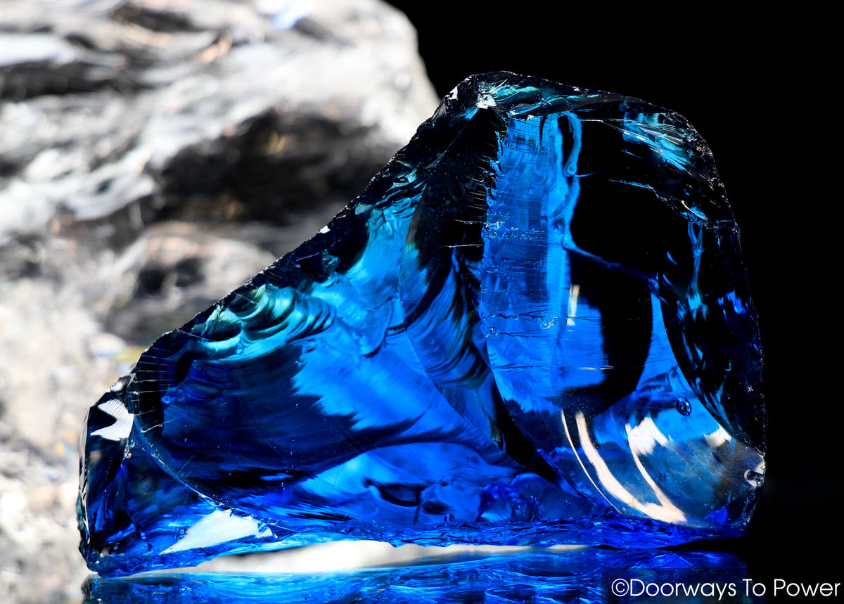 Electric Blue Atlantean Monatomic Andara Crystal