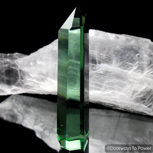 John of God Green Obsidian Casa Crystal