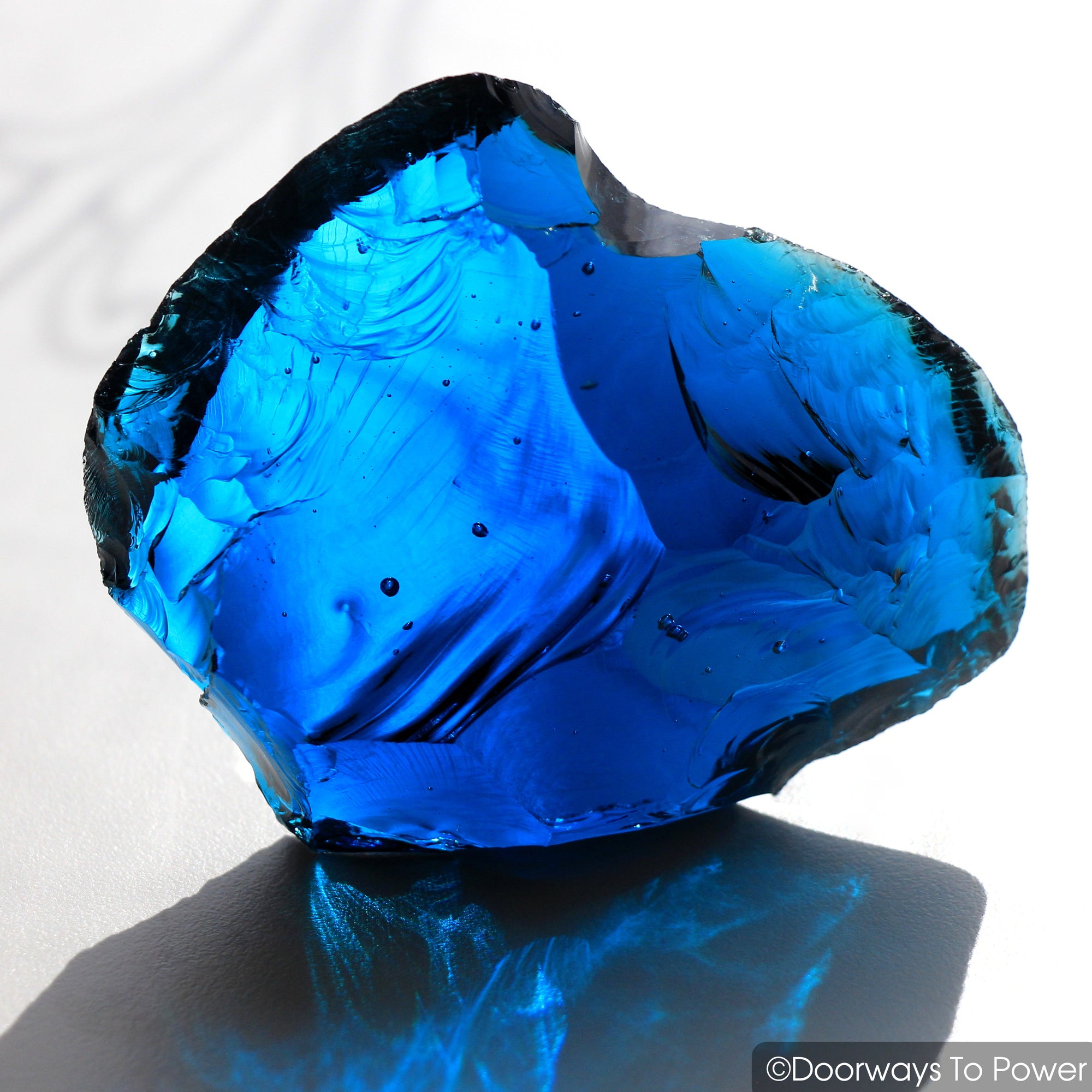 Electric Blue Atlantean Monatomic Andara Crystal