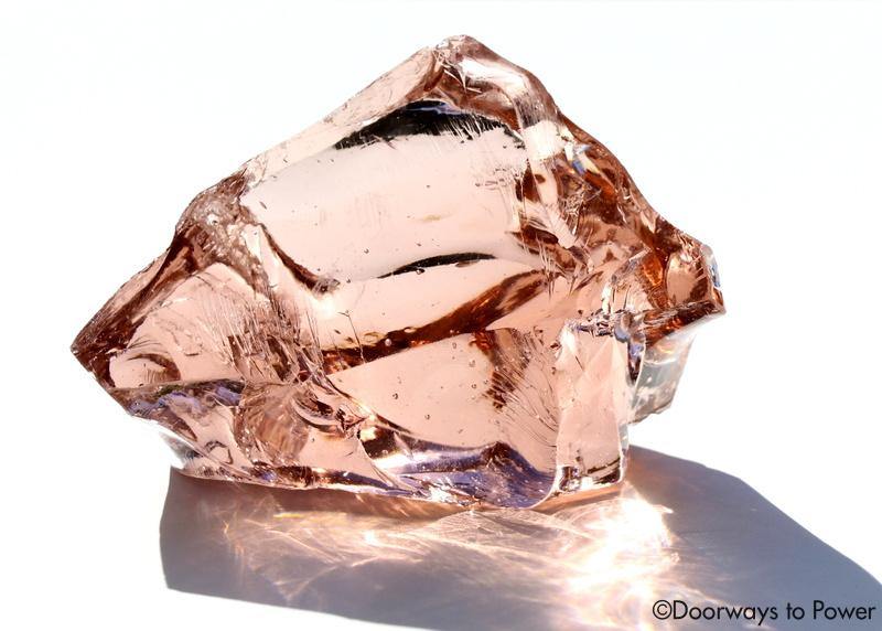 Desert Rose Pink Monatomic Andara Crystal Temple Piece 'ZEN'