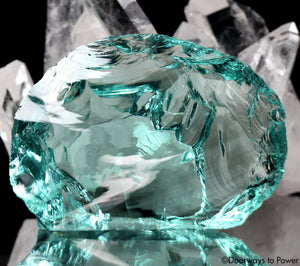 Gem Aqua Serenity Monatomic Andara Crystal 'Modulating Perception'
