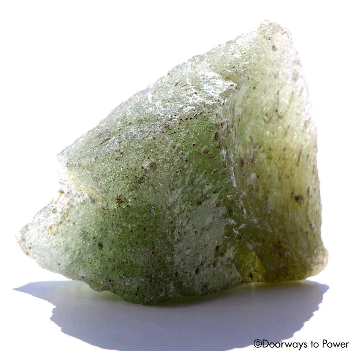 Tibetan Green Sea Foam Elder Andara Crystal 'Mahatmas Wisdom'