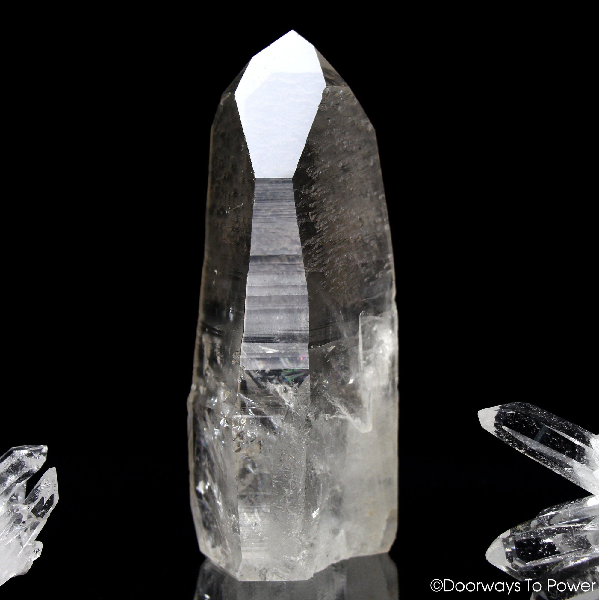 Golden Lemurian Seed Quartz Crystal Point 