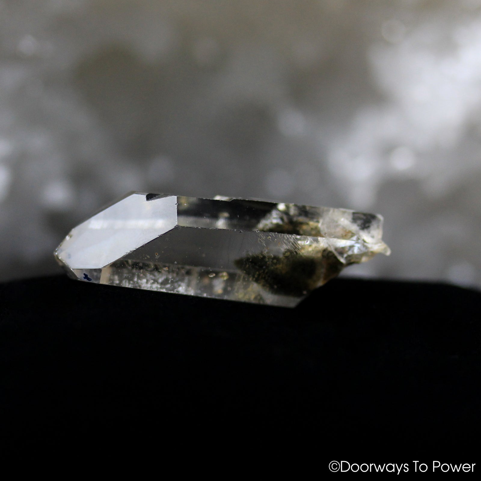 Brookite in Natural Quartz Point Record Keeper Synergy 12 Stone