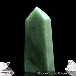 John of God Green Aventurine Crystal Altar Stone 'Wealth & Prosperity' Casa Crystal