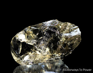 Celestial Gold Monatomic 'Golden Light Merkaba' Andara Crystal