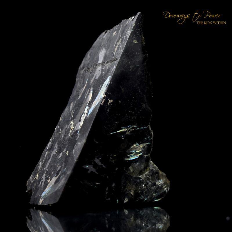 Nuummite Crystal Altar Stone