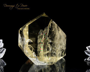 Citrine Temple Heart Dow Atlantis Crystal 'City of Golden Gates'