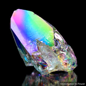 Colombian Lemurian Angel Aura Quartz Record Keeper Crystal 'Cherubim'