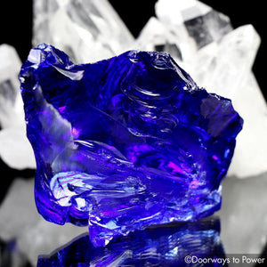 Tanzanite Fire Elestial Sapphire Monatomic Andara Crystal