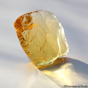 Lemurian Amber Monatomic Andara Crystal