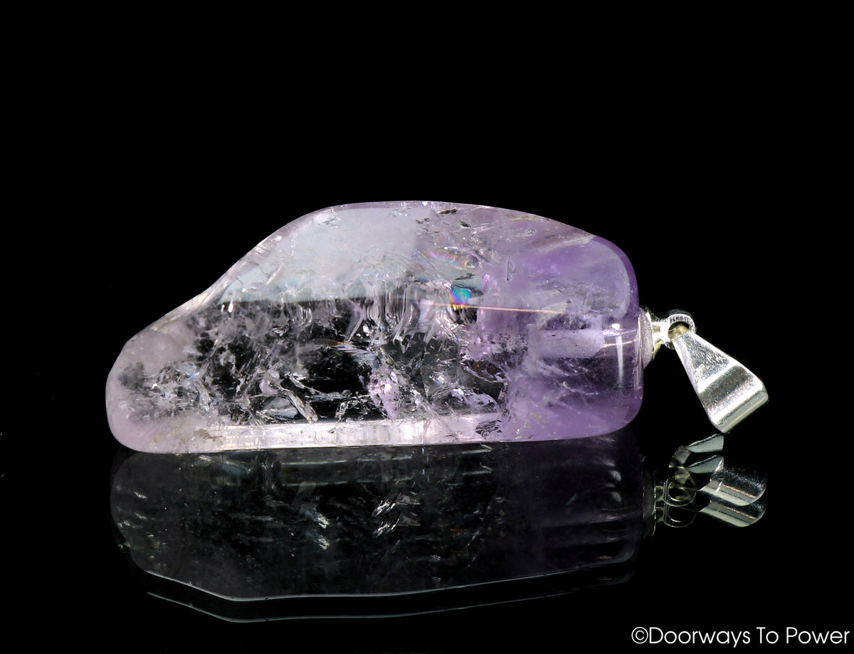 John of God Amethyst Crystal Energy Pendant