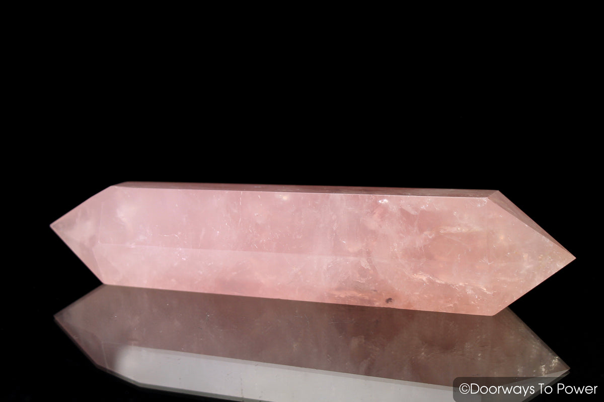 John of God Crystal Double Terminated Rose Quartz w/ Manifest Spirit
