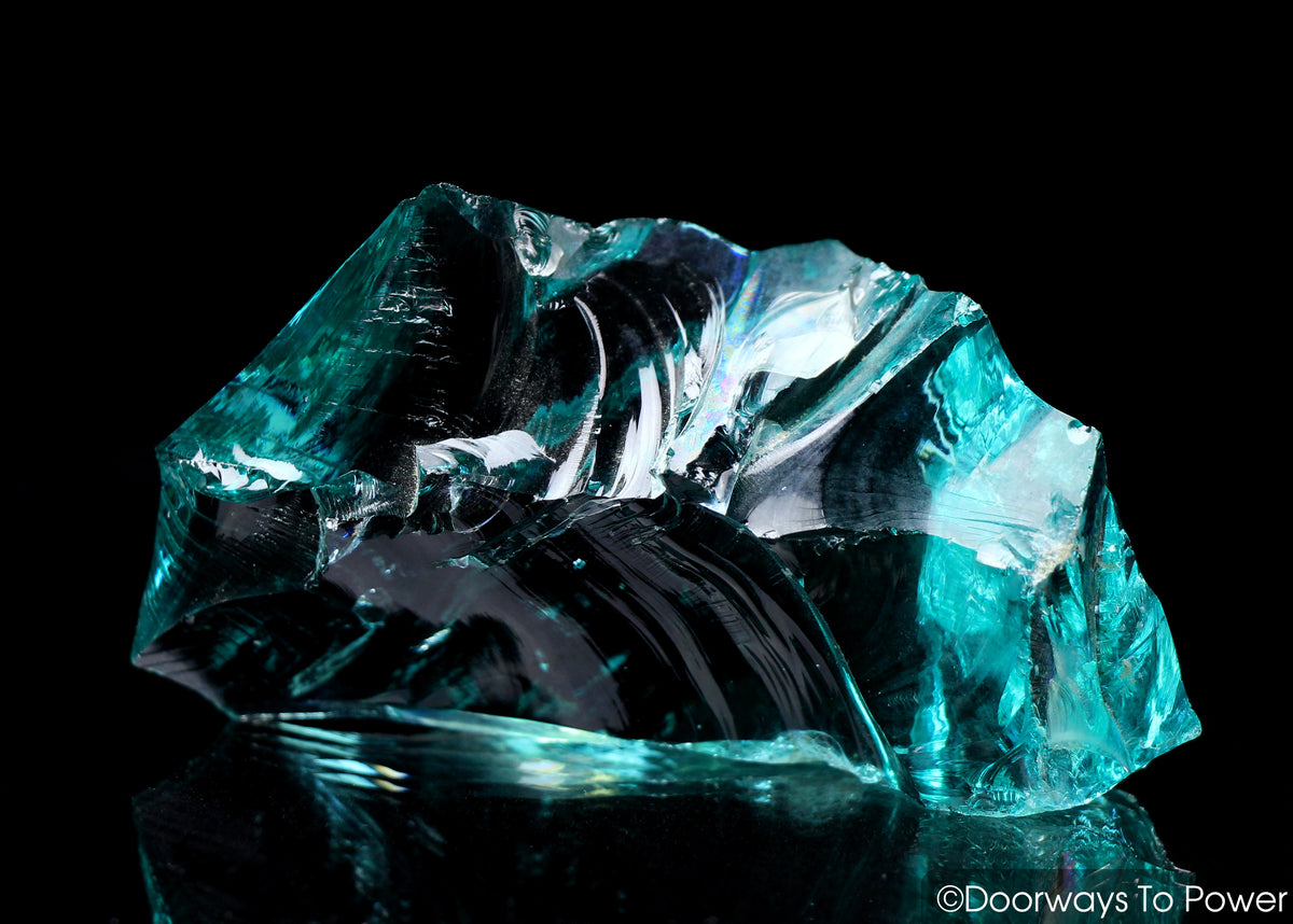 Aqua Serenity Monatomic Andara Crystal 'Atlantean Hologram' w/ Rainbows (Rare & Special)