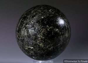 Powerful Black Tourmaline & Quartz Sphere 'Light in the Darkness'