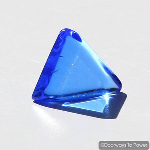 Siberian Blue Quartz Crystal Triangle