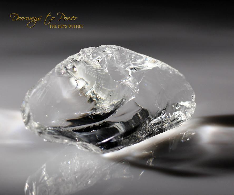 Cosmic Ice Monatomic Andara Crystal 'INFINITY'