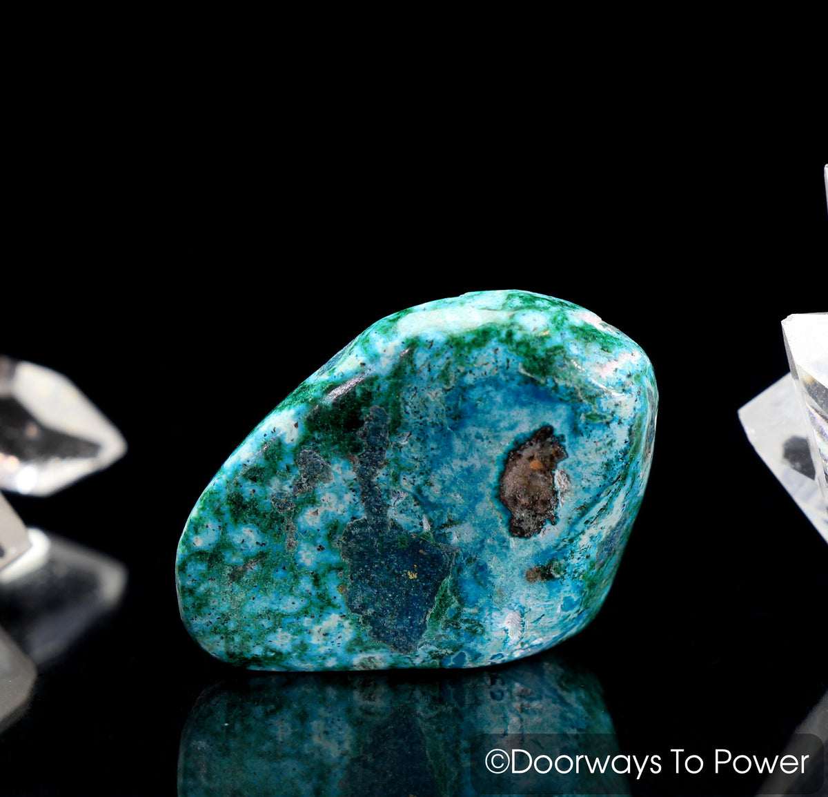 Malachite & Chrysocolla Polished & Tumbled Stone Crystal