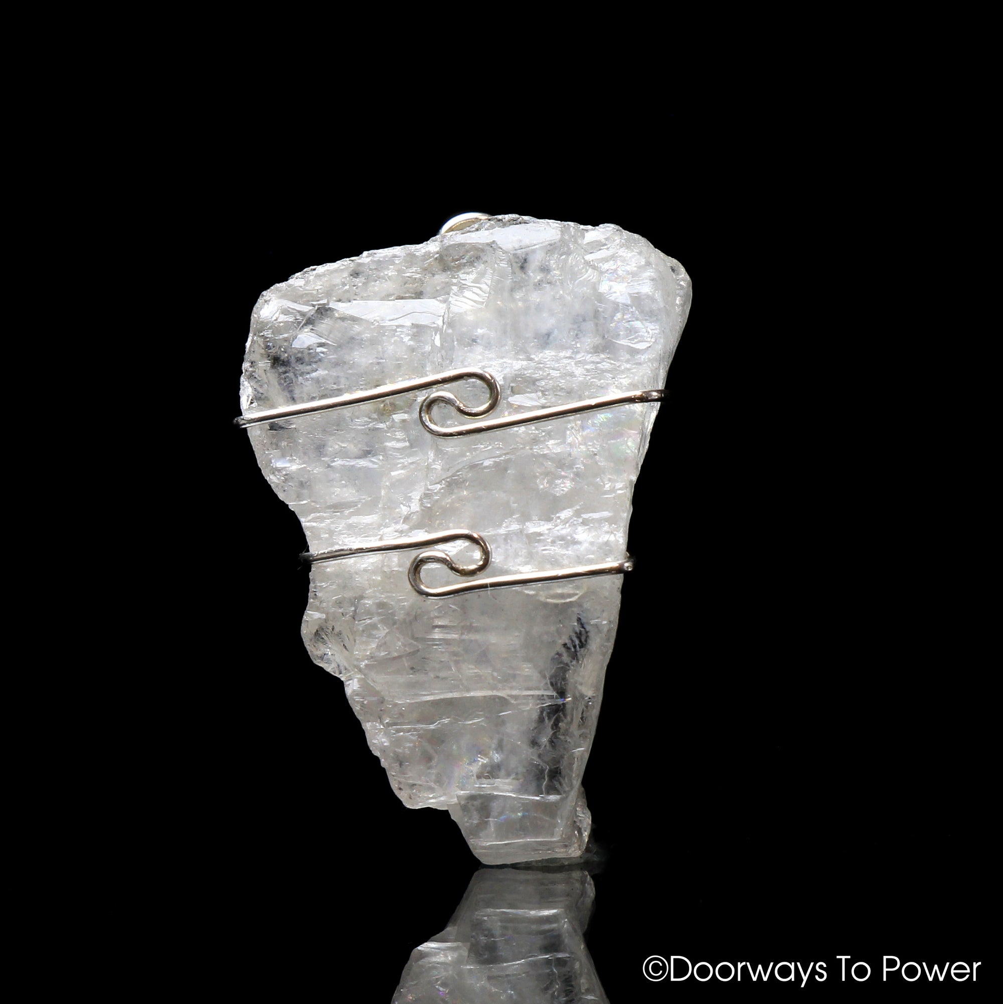 Petalite Crystal Pendant & Synergy 12 Stone