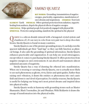 John of God Smoky Quartz Isis Crystal Point 'Grounding & Protection'