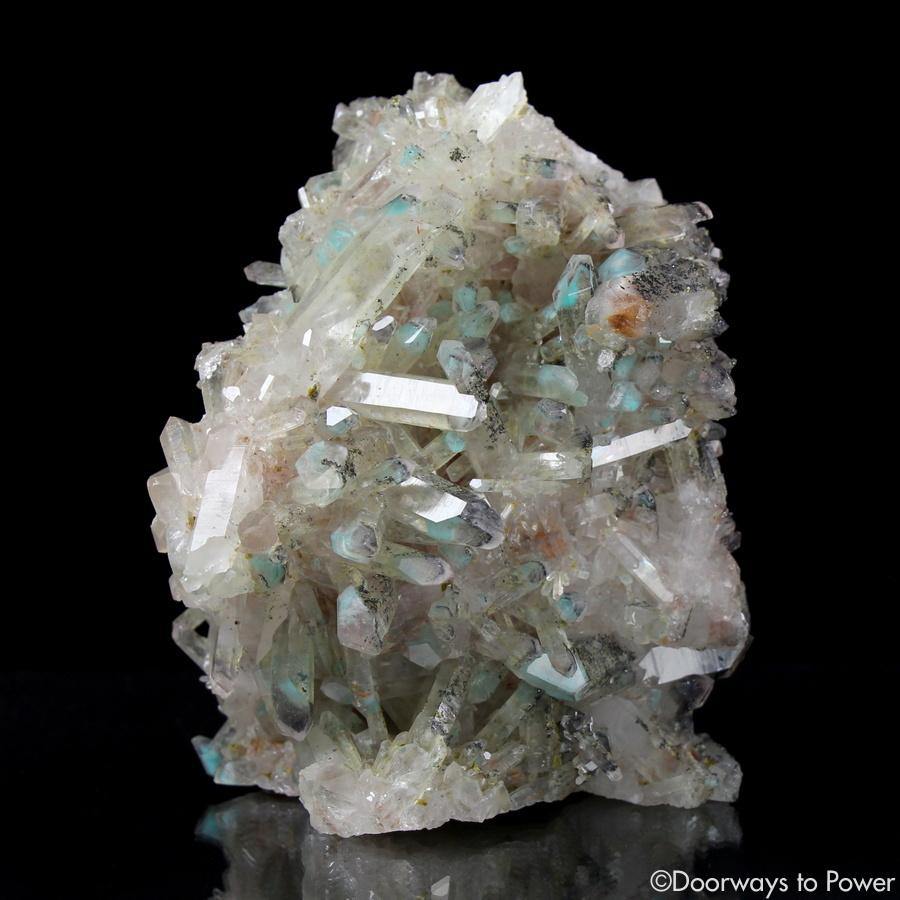Ajoite Fine Quartz Crystal Specimen 'Museum Quality'
