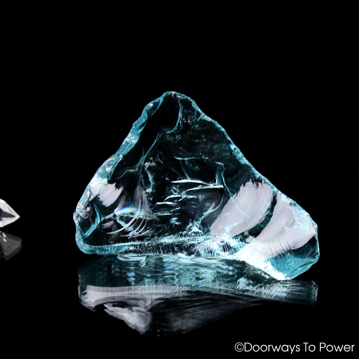 Aqua Lemuria Monatomic Andara Crystal Glass - Lady Nellie Andaras Mt Shasta