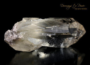 Golden Lemurian Quartz Crystal 