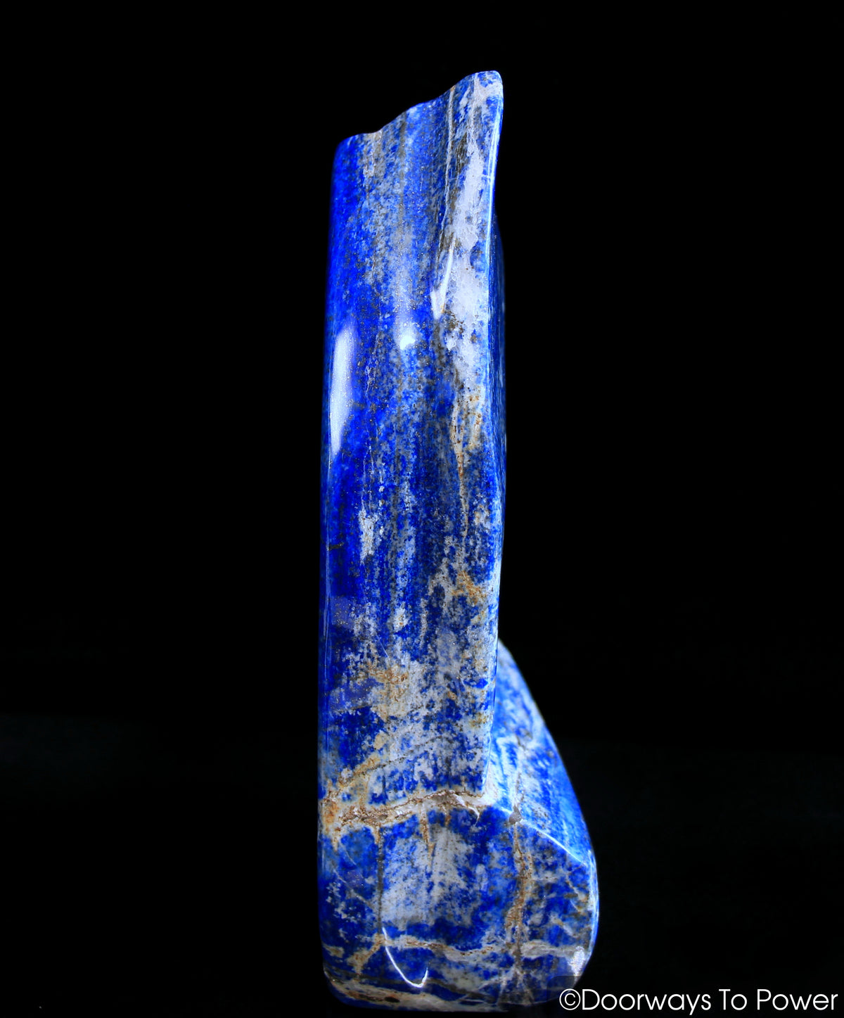 Lapis Lazuli & Pyrite Crystal Sculpture Altar Stone 