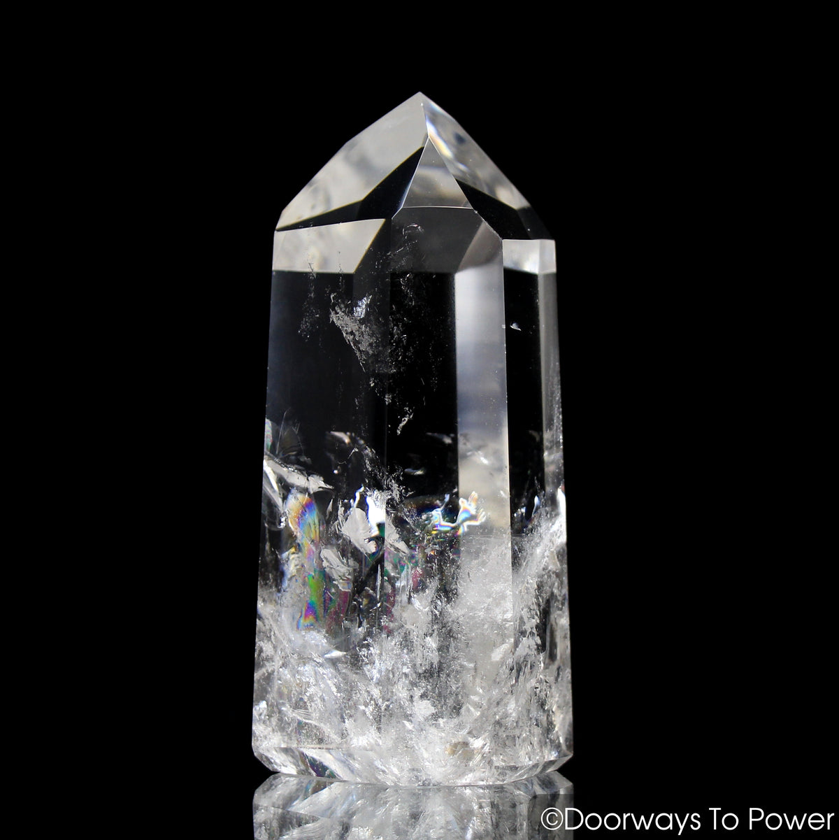 John of God Quartz Casa Crystal Temple Heart Dow & Rainbows