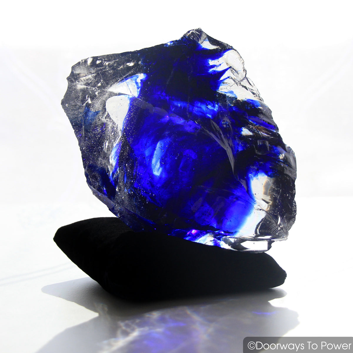 Tanzanite Fire & Elestial Starlight Monatomic Andara Crystal 'ARCTURIAN STAR-SHIP' 5D