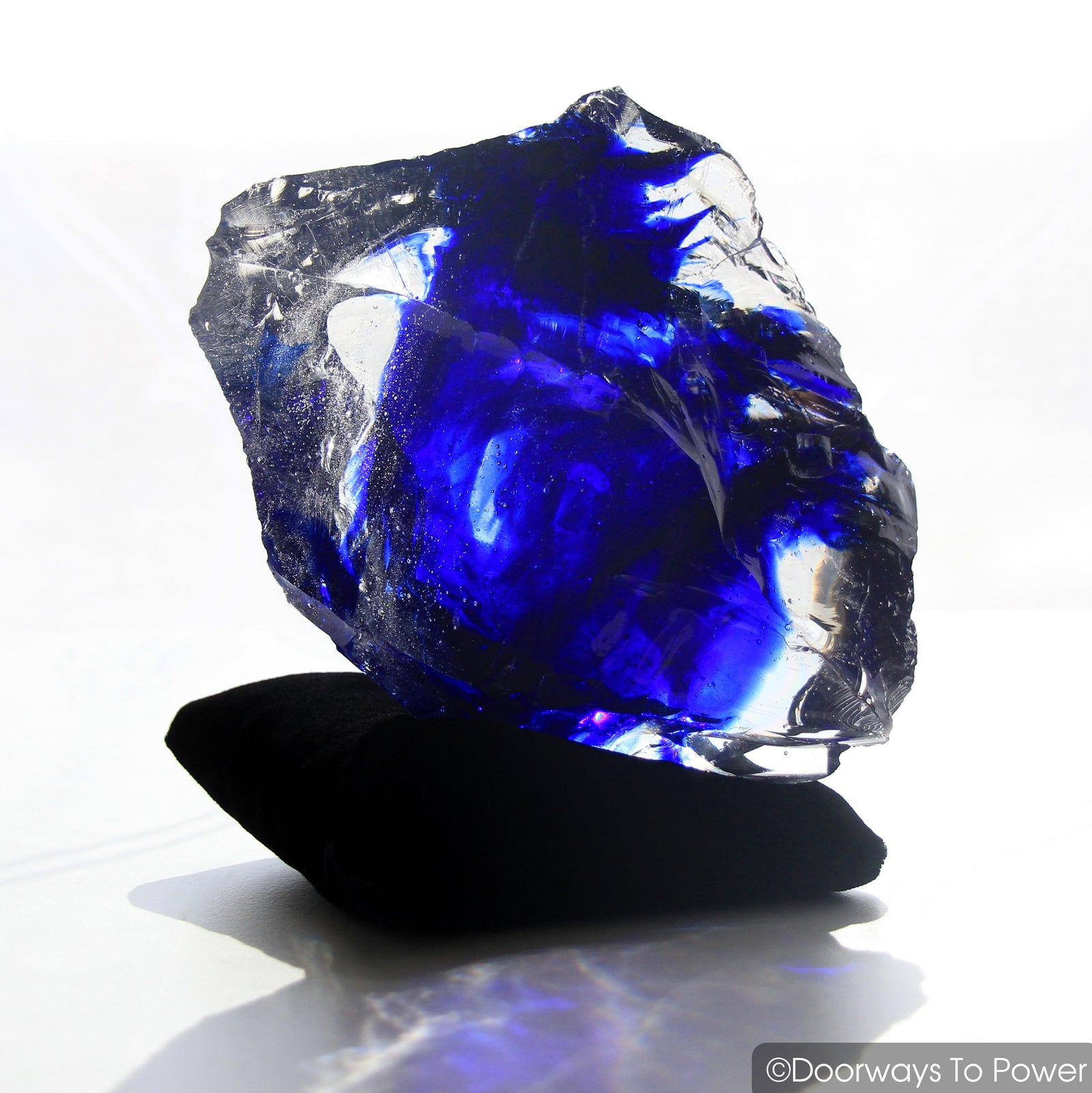 Tanzanite Fire & Elestial Starlight Monatomic Andara Crystal 'ARCTURIAN STAR-SHIP' 5D