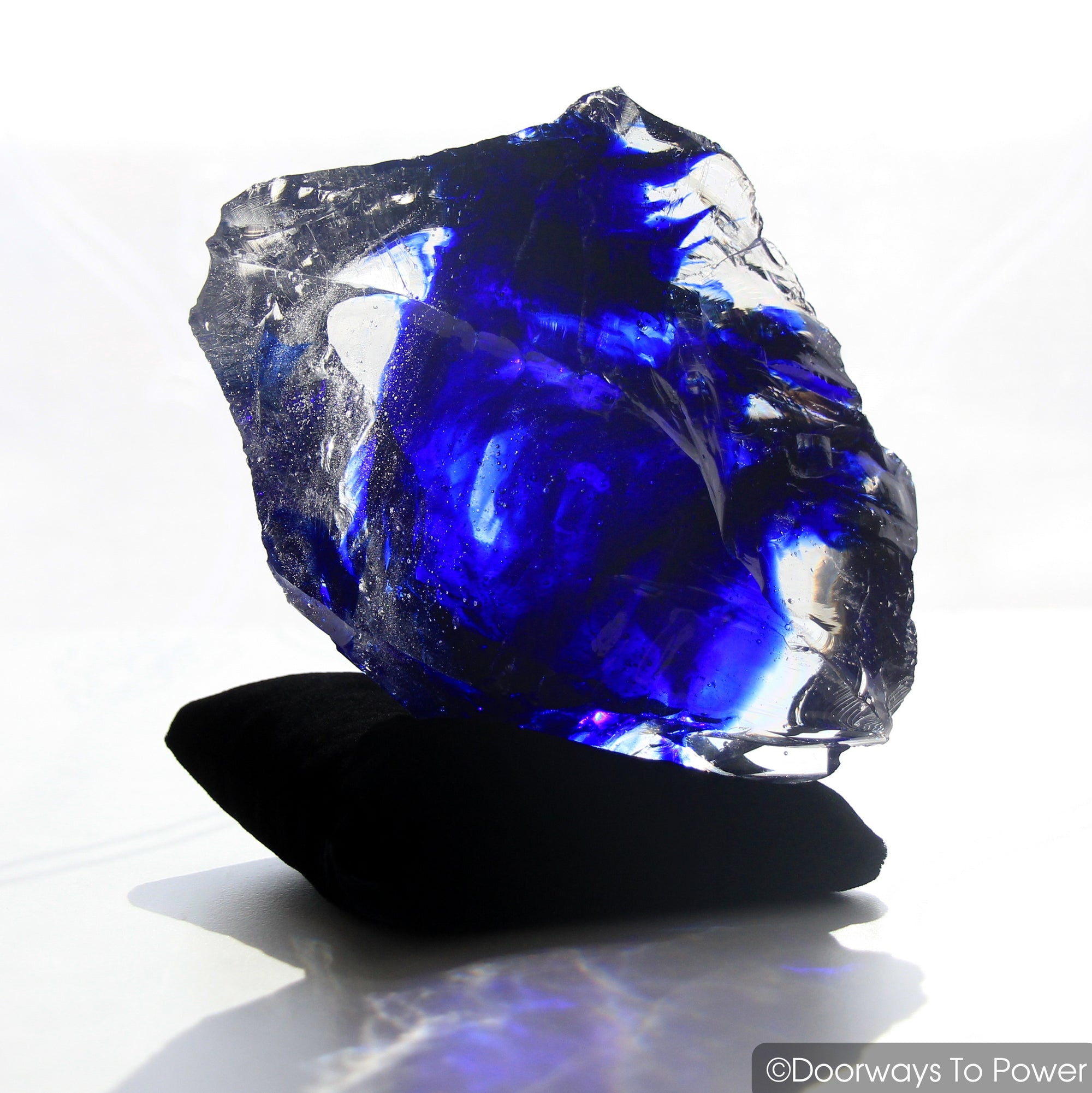 Tanzanite Fire & Elestial Starlight Monatomic Andara Crystal 'ARCTURIAN STAR-SHIP' 5D