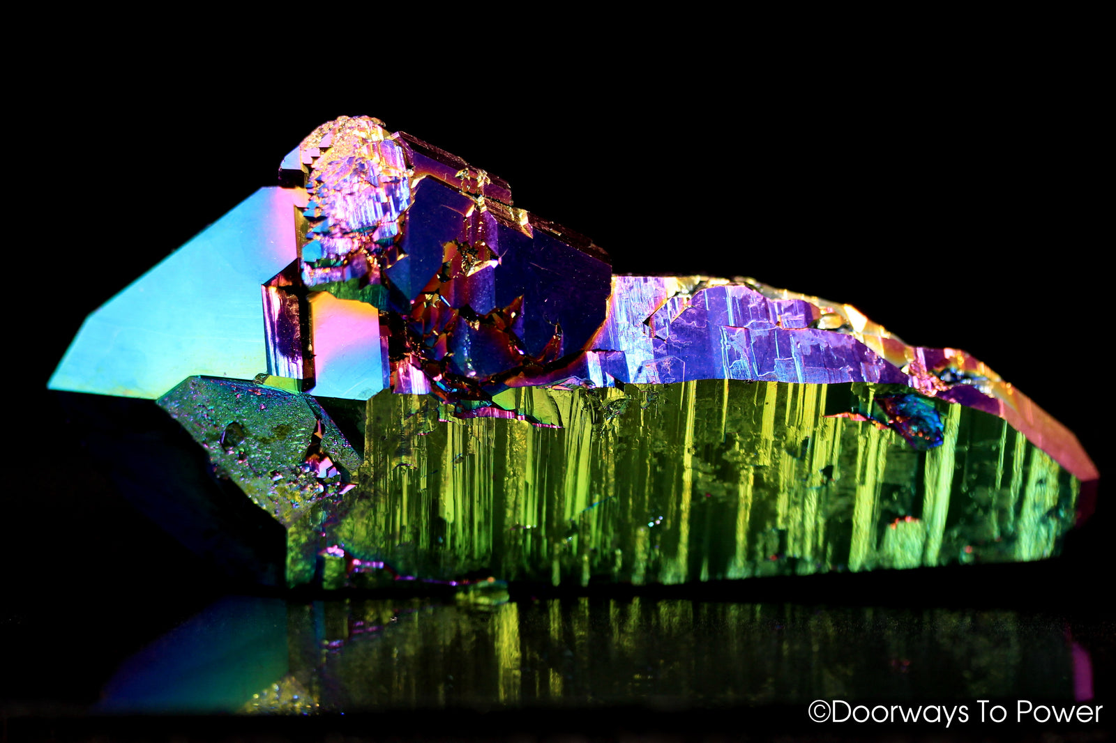 Titanium Aura Quartz DT Master Record Keeper Crystal