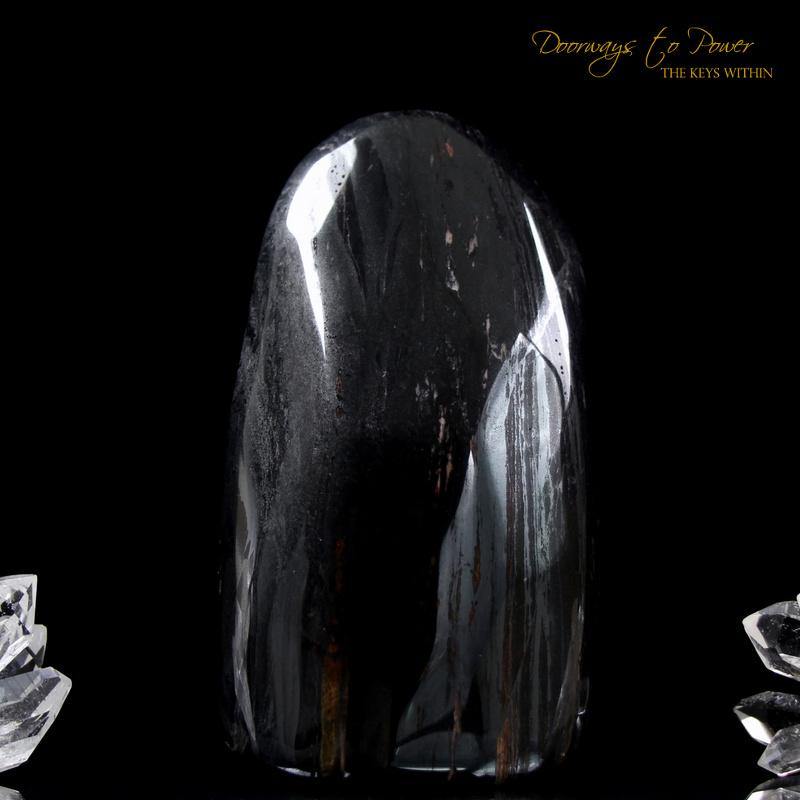 Hematite Crystal Altar Stone 'The Guardian' 